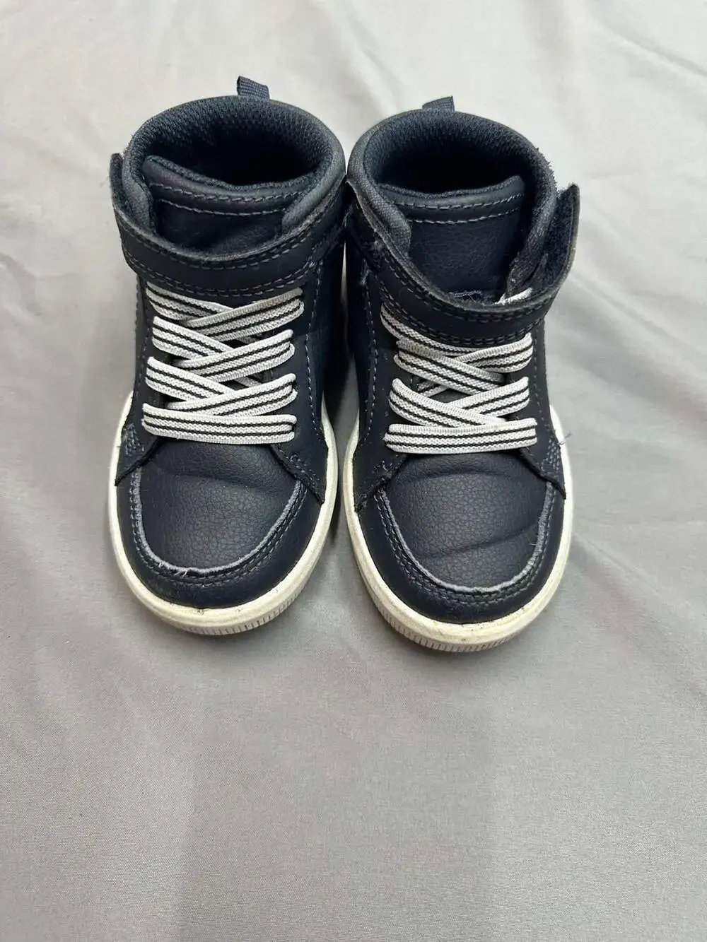 OshKosh B'gosh Toddler Boys Navy High Top Casual Sneakers Size 7